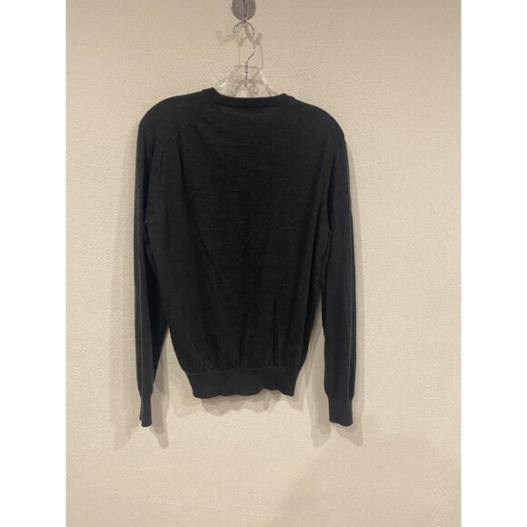 Suitsupply Sweater Mens XL Gray Merino Wool Crewneck Pullover Lightweight Knit - Picture 5 of 5